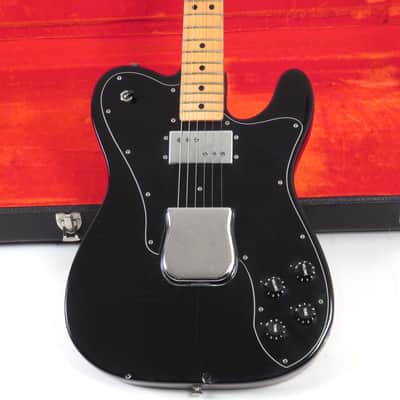 1978 Fender Telecaster Custom - Black - Original Case - Keith Richards Vibe image 1