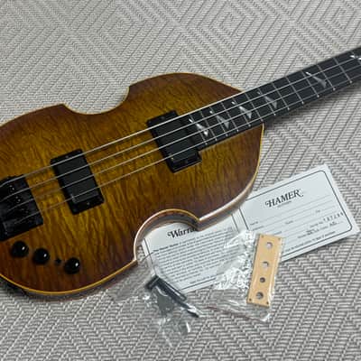 Hamer Violin/Hofner Beatle Bass style 1991 - Antique burst image 11