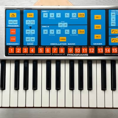 Moog Source Monophonic Analog Synthesizer with Patch Memory 1981 - 1985 - Blue