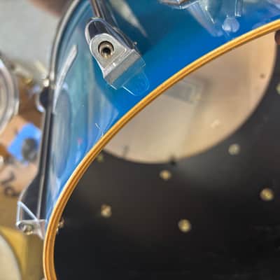 Yamaha Recording custom cobalt blue 14” hanging floor tom Drum image 9