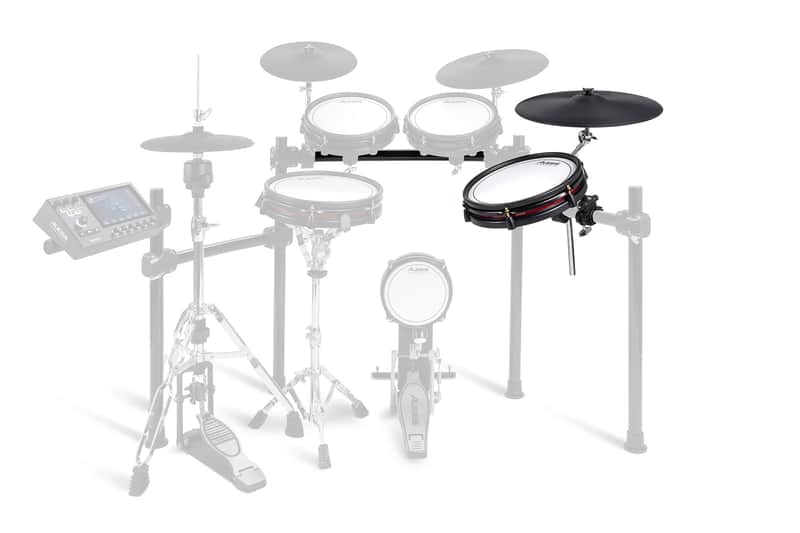 Alesis STRATACLUBPACK, Expansion pack for the STRATA Series featuring a 12" Strata Club cymbal and a 10" dual-zone pad with mounting hardware. image 1