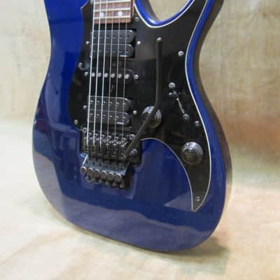 1991 Fender Heartfield Talon II Electric Blue Floyd Rose & Dimarzio's Orig Case Free US Shipping! image 2
