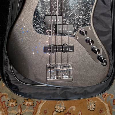 Sadowsky MetroExpress Hybrid P/J Bass Guitar- Solid Silver Metallic, Roasted Maple Neck, Morado Fingerboard image 4