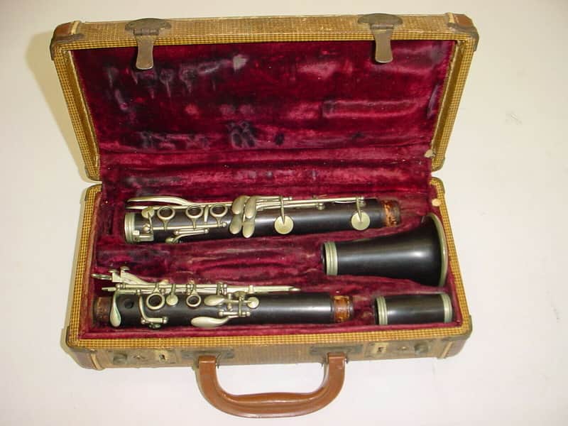 Vintage Martin Freres LaMonte Model 1 Grenadilla Bb Clarinet - AS IS NOT WORKING image 1