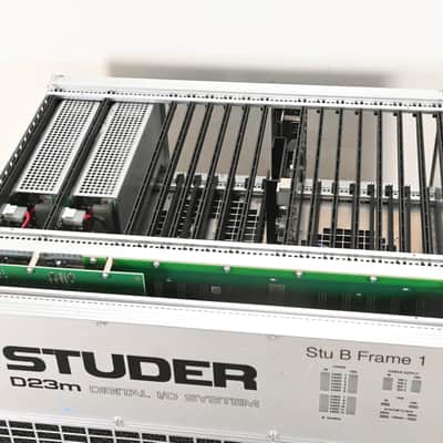 Studer D23m I/O System w/ A-Link HD Card, Fan Module, and Filter Module CG01BZR image 8