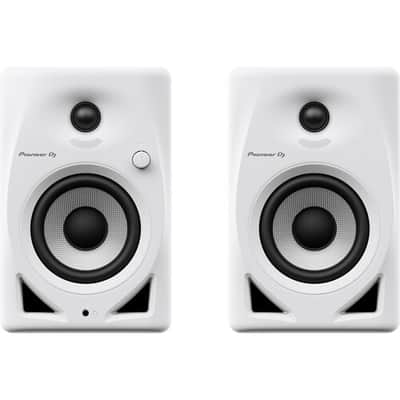 Pioneer DJ DM-40D 4" Two-Way Active Desktop Monitor System (Pair, White) image 2