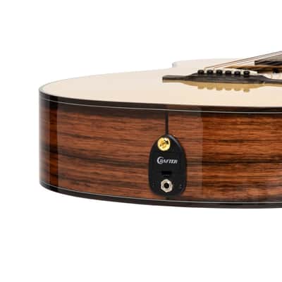 Crafter STG T22CE PRO Stage Series Orchestra Cutaway Solid Spruce Top Mahogany Neck 6-String Acoustic-Electric Guitar image 4