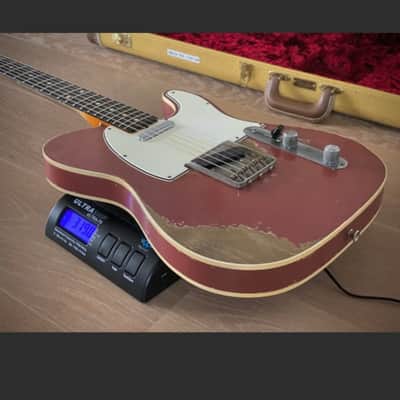 Fender  Dale Wilson masterbuilt Custom shop telecaster 60 custom 2019 - Relic burgundy mist metallic image 16