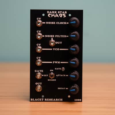 Blacet Research Dark Star Chaos DSC2000 Rev B Voltage Controlled Sound Synthesizer 1998 - Black image 10