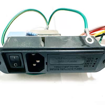 Kurzweil K2500 K2600 Synthesizer Power Inlet Module Assembly. Works Great !