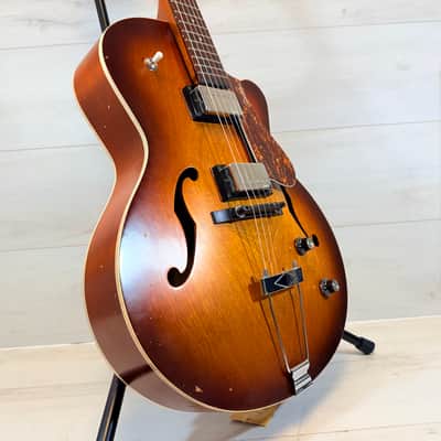 Godin 5th Avenue CW Kingpin II HB Cognac Burst Hollowbody Electric Guitar w/Gig Bag - Made in Canada image 1