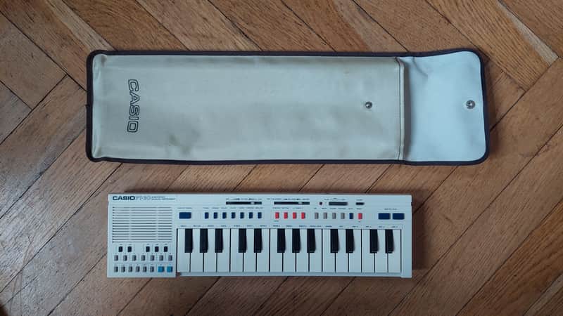 Casio PT-20☆セミアナログ式シンセサイザー☆1983年☆昭和レトロ☆ Casio PT-20☆セミアナログ式シンセサイザー☆1983年☆昭和レトロ☆