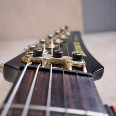 Ibanez Destroyer II DT330 MIJ 1985 Black Vintage Made in Japan Fujigen w/ Bag image 3