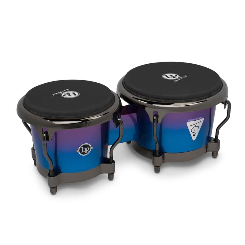 Latin Percussion Tony Succar Signature Bongos - 7-1/4" & 8-5/8" Natural Rawhide Drum Set image 1