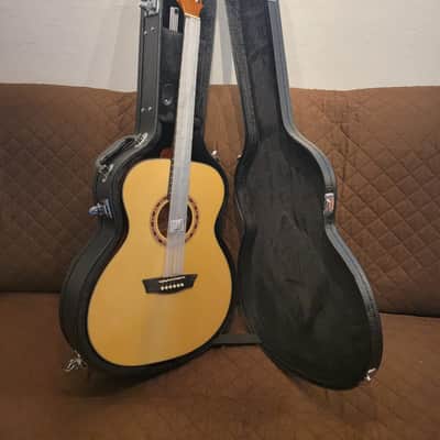 Washburn AF5K Apprentice Series Folk Body Spruce Top Mahogany Neck 6-String Acoustic Guitar w/Hard Case image 2