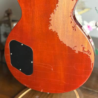 Gibson Custom Shop Marc Bolan Signature Les Paul (Aged) — Bolan Chablis — Low Serial image 7