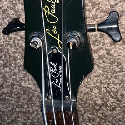 Epiphone Les Paul Special Bass Trans black Flame top electric guitar image 2