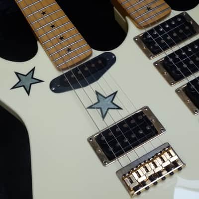 Kramer Richie Sambora Stars White Double Neck 1980's Bon Jovi Vibe image 9