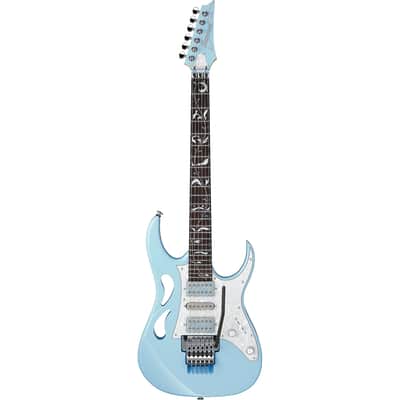 Ibanez PIA3761C-BLP Steve Vai Signature 6-String Solid Body Electric Guitar with Rosewood Fretboard, Right-Handed, Blue Powder image 2