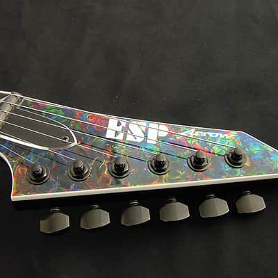 ESP Arrow NT 40th Anniversary NAMM Exhibition Masterbuilt Custom Shop Guitar (Metallic Marble) image 4