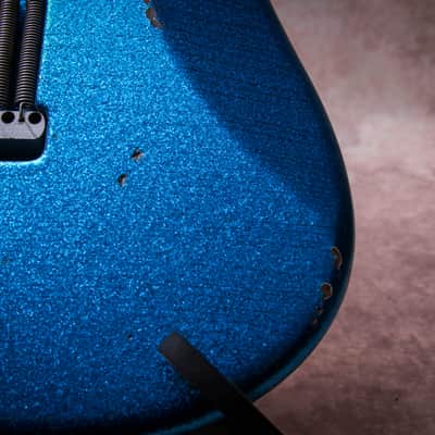 XOTIC USA XSC-1 Medium Relic California Classic "Blue Sparkle + Maple" (2019) image 20