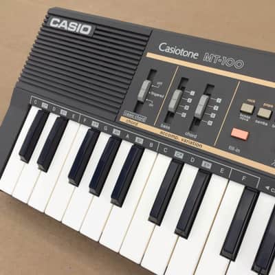 Casio MT-100 Casiotone Vintage Synthesizer Keyboard In Open Box image 3