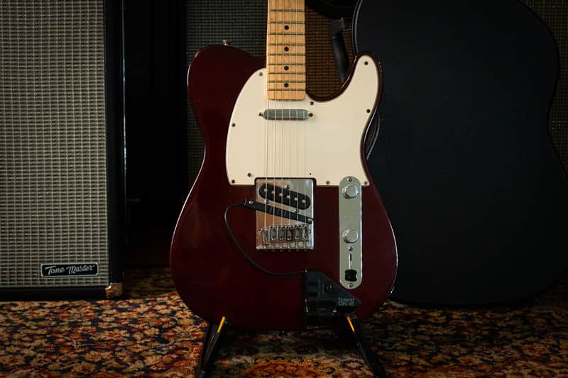 Fender Standard Telecaster – 2006 – Red Wine – Maple Fretboard – w/ Roland GK-2 Pickup – Very Good Condition – w/ Hardcase image 1
