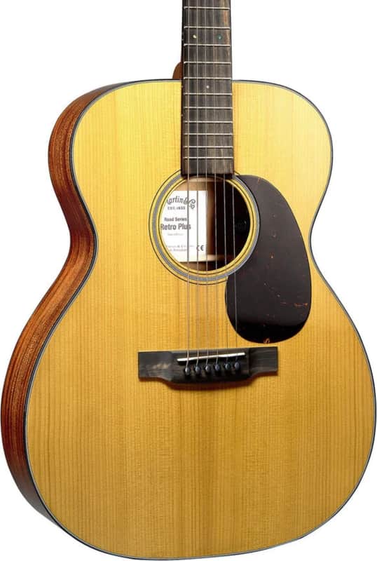 Martin 000E Retro Plus Mahogany Grand Auditorium Acoustic-Electric Guitar, Solid Spruce Top image 1