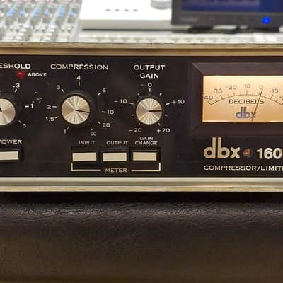 DBX 160 VU (older model with R47 and R39) - Gearspace