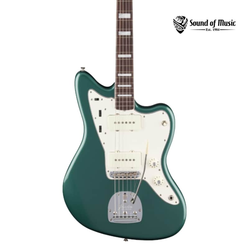 Fender American Vintage II 1966 Jazzmaster, Rosewood Fingerboard W/Case - Sherwood Green Metallic image 1