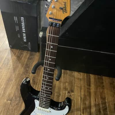 Tokai Goldstar Sound 1982 black Strat style electric guitar with hard case image 4
