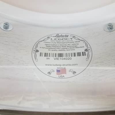 Ludwig *Pre-Order* Legacy Mahogany Reissue Mod Orange Jazz Fest 5.5x14" Snare Drum Made in USA Special Order Authorized Dealer image 9
