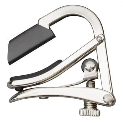 Shubb C7 Partial Capo, Holds 3 Middle Strings, DADGAD Tuning, Polished Nickel image 2