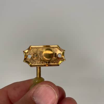Vintage Gibson Kluson Deluxe Gold Tuners PAT NO D-169400 Double Line Les Paul Custom ES-355 image 15