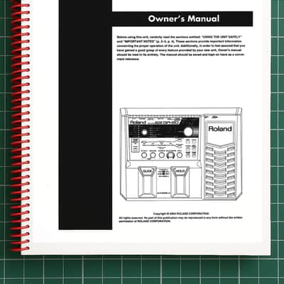 Roland GR-20 — Owners Manual User Guide Instructions — 49 Pages — USA Made