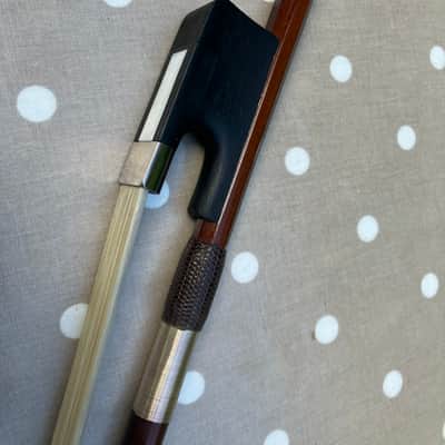 Double Bass French Bow- New Hair - Great Condition - Lovely Clear Articulate image 6