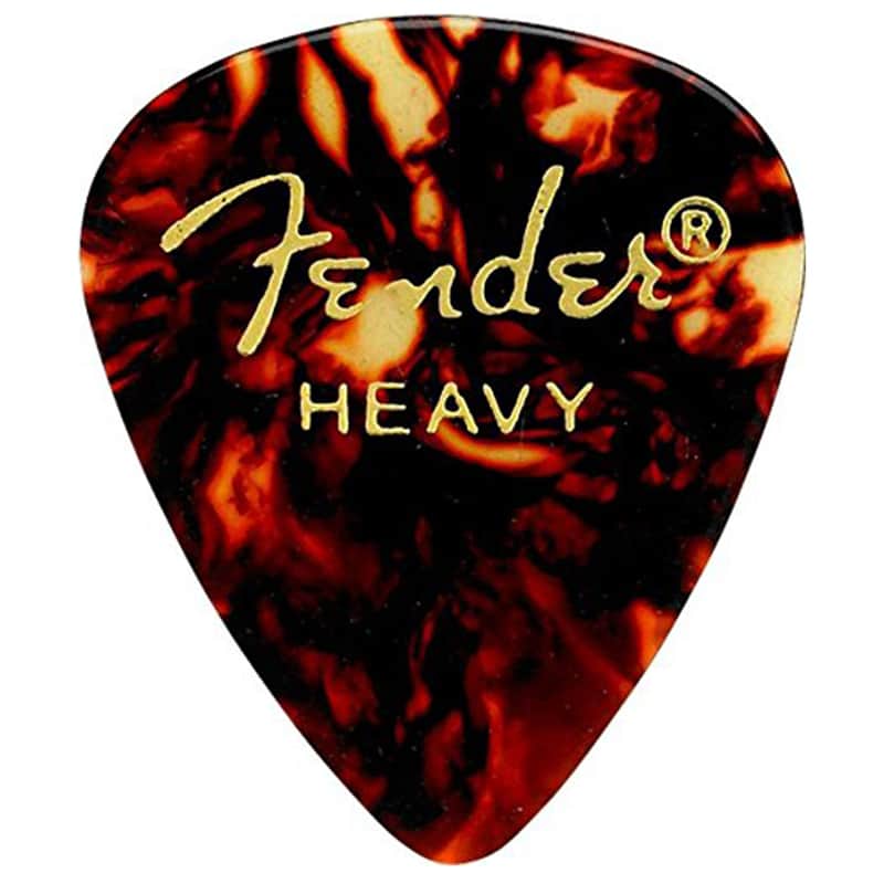 Fender 351 Pick Pack Shell Heavy 2 (24) Pack Bundle image 1