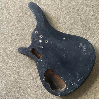 Black Harley Benton 5 String Bass Basswood Body image 6