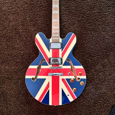 Indie 335 2012 - Semi-Hollow Union Jack / British Flag image 1