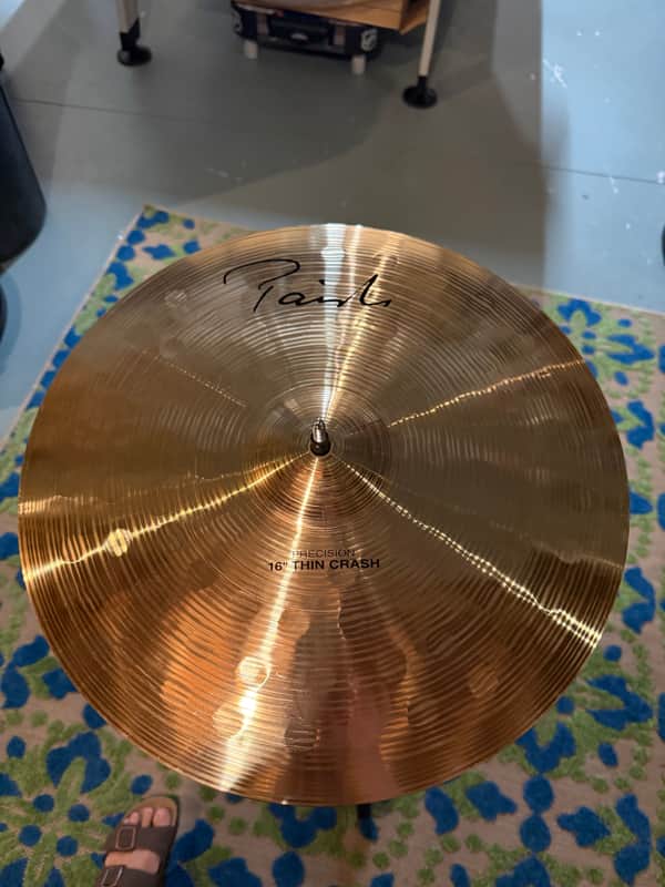 Paiste 16" Signature Precision Thin Crash Cymbal 2013 - Present - Traditional image 1