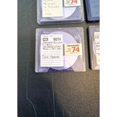 Sharp MD-R74 - Violet X 4 – MiniDisc - Good w/ Soft Case image 7