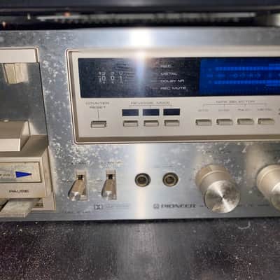 Pioneer CT-F750 4-Track Stereo Cassette Tape Deck 1979 - 1981 - Silver image 2