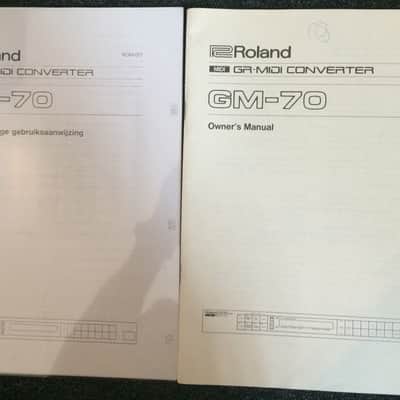 Roland GM-70 guitarsynth MIDI CONVERTER MODULE (110 volt, comes from the USA) 19” rack / synthguitar image 2
