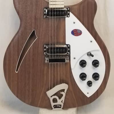 Rickenbacker 360 Deluxe Thinline Semi-Hollow Electric Guitar, Walnut, 21 Fret, Maple FB, Stereo, 360W New! 2023 image 8