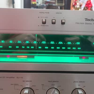 RARE A CLASS Technics SU V6 and ST 804 SERVICED SU 8044 70s - SILVER FACED image 4