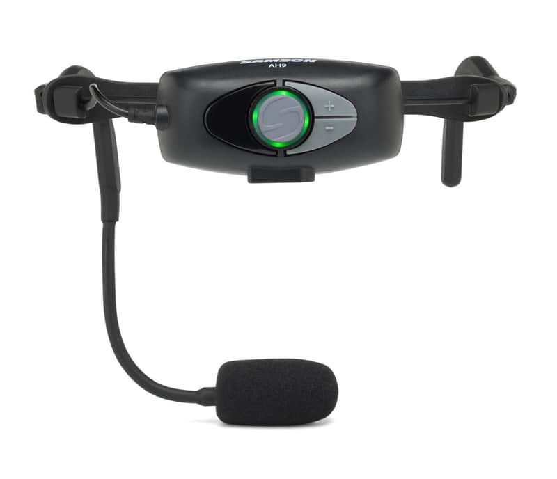 Samson AirLine AH9 Fitness Headset Transmitter with Qe Condensor Microphone. K Band 470Mhz to 494MHz image 1