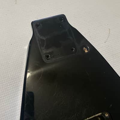 2005 MIJ Jackson RR3 RR Rhoads V Black Guitar Body Floyd Tremolo Ready image 15