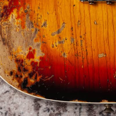 Fender Customer Shop ’60 Telecaster Custom Super Heavy Relic - 3 Tone Sunburst image 14
