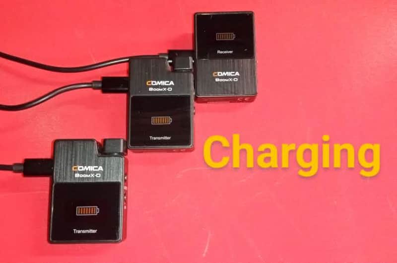Comica BoomX-D Compact 2.4 GHz Dual Wireless Microphone System with 2x Transmitter & 1x Receiver for Android Smartphones image 1