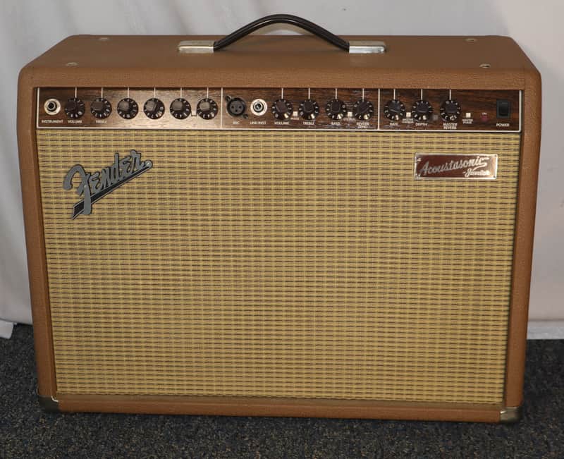 Fender Acoustasonic Junior Acoustic Guitar Combo Amp with cover used image 1